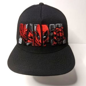 Marvel Deadpool Embossed Adjustable Snapback Hat